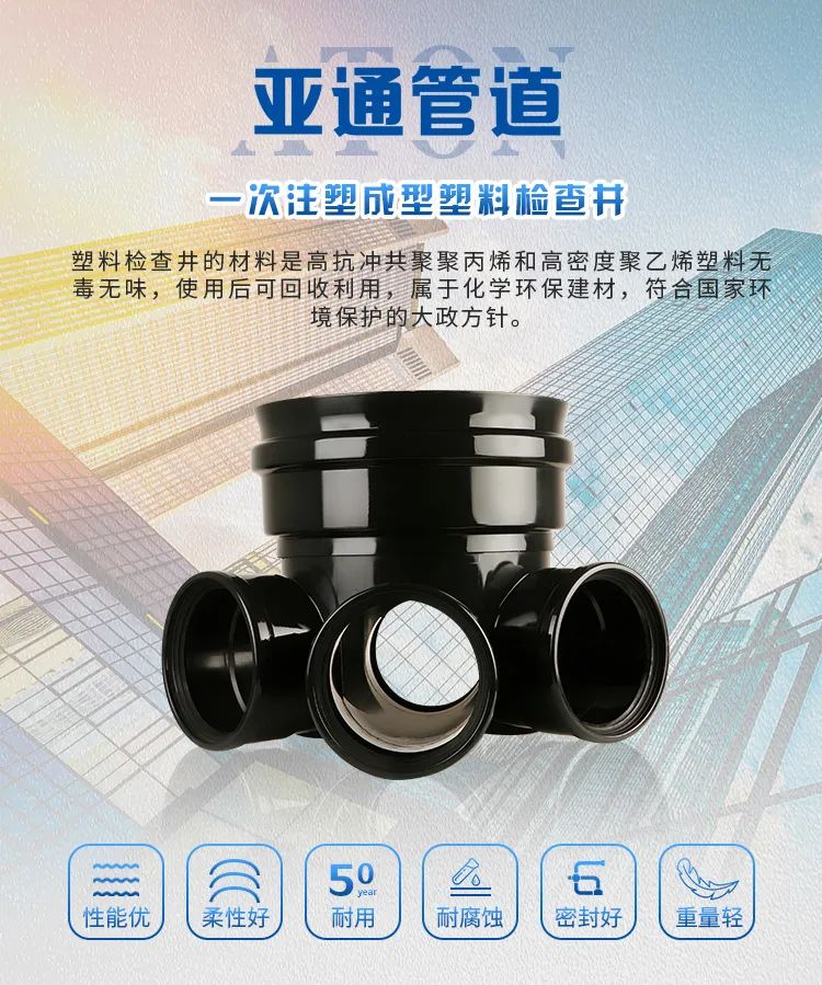 亞通資訊 | 亞通排污系統(tǒng)：管井一體化，助力城市管道更新